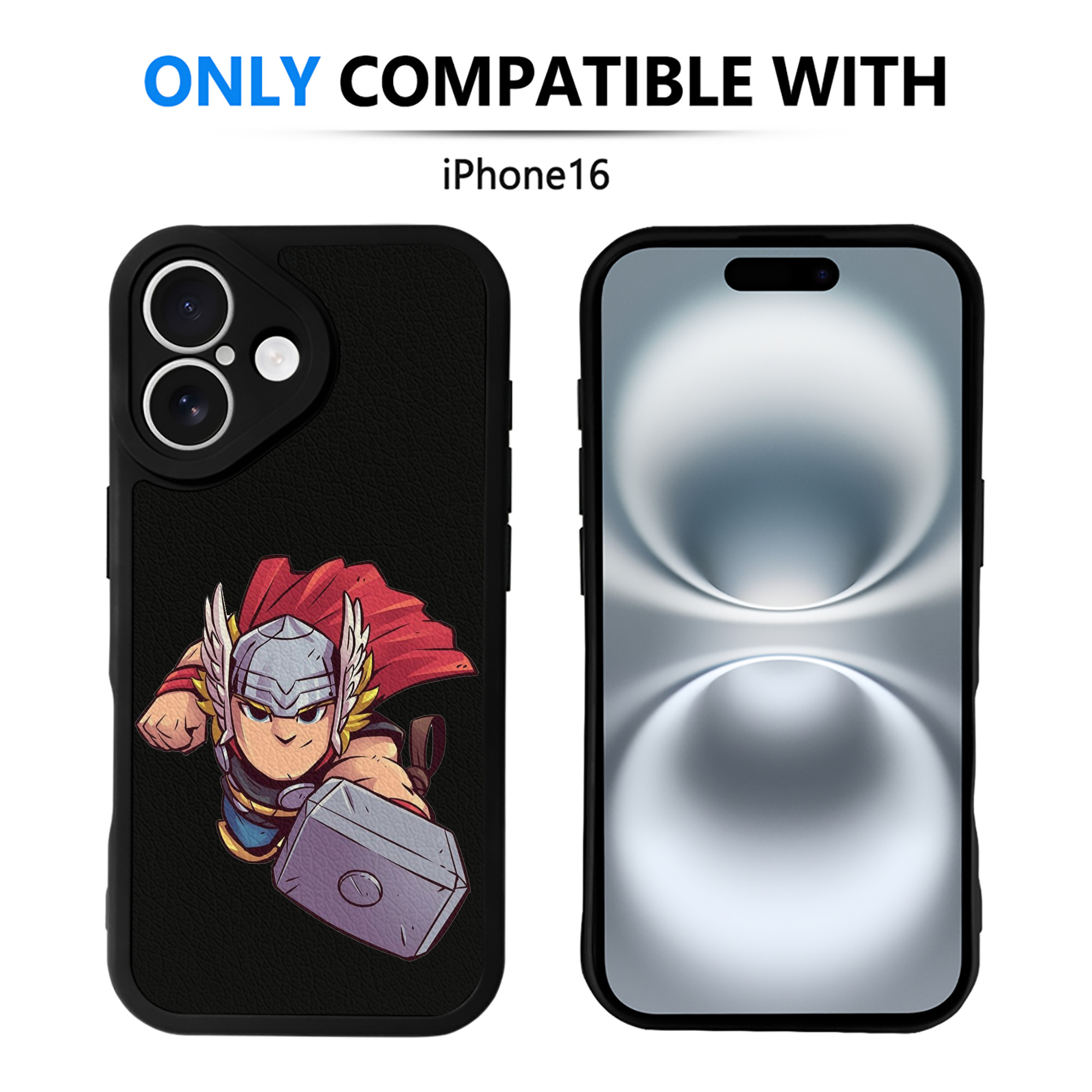 （画像用） アベンジャーズ The Avengers 【iPhone 16シリーズ対応】シリコンスマホケース（レザー調） 材質：シリコン
